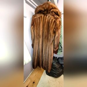Mink fur coat